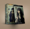 Grunge Goddess Tarot tuck box standing next to the Ace of Wands card