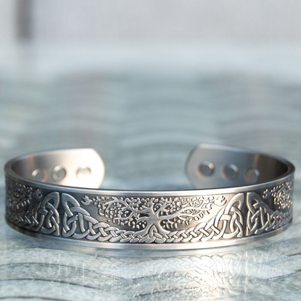 Magnetic Mobility Tree of Life Magnetic Copper Bracelet