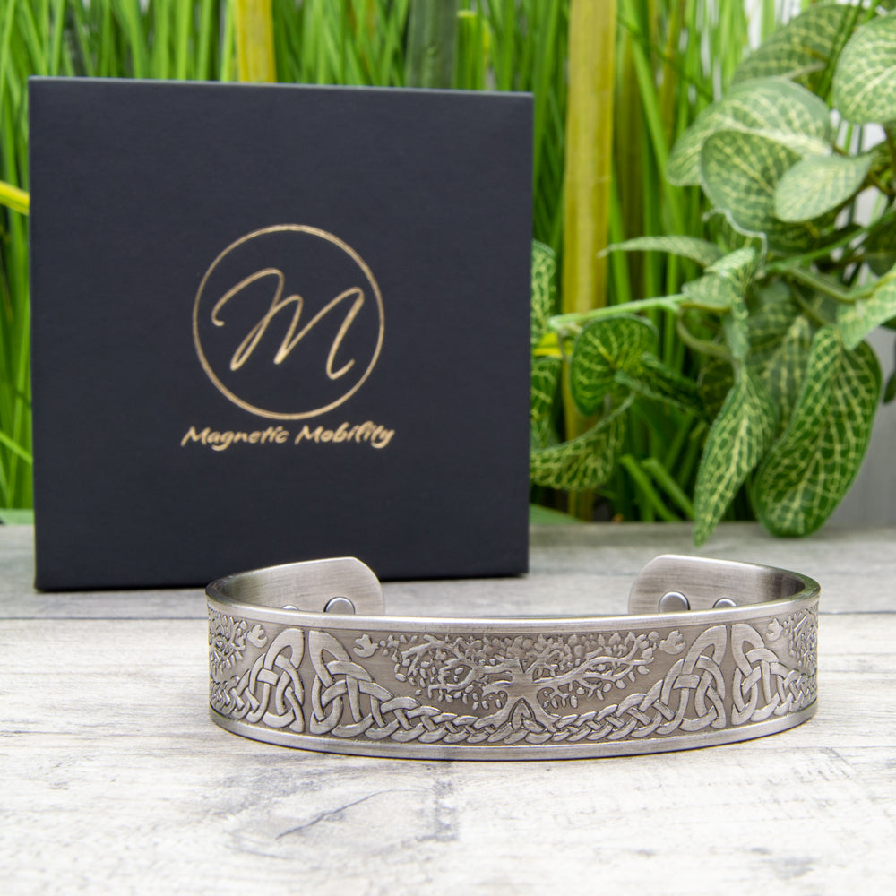 Magnetic Mobility Tree of Life Magnetic Copper Bracelet