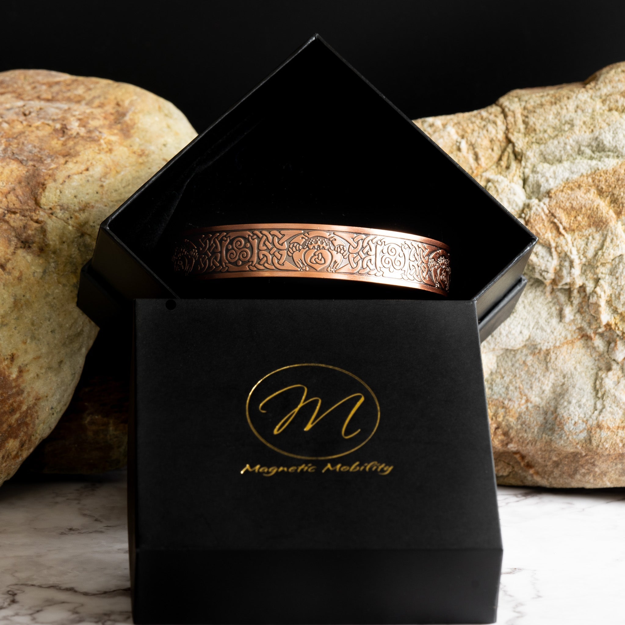 Magnetic Mobility Claddagh Ireland Copper Magnetic Bracelet