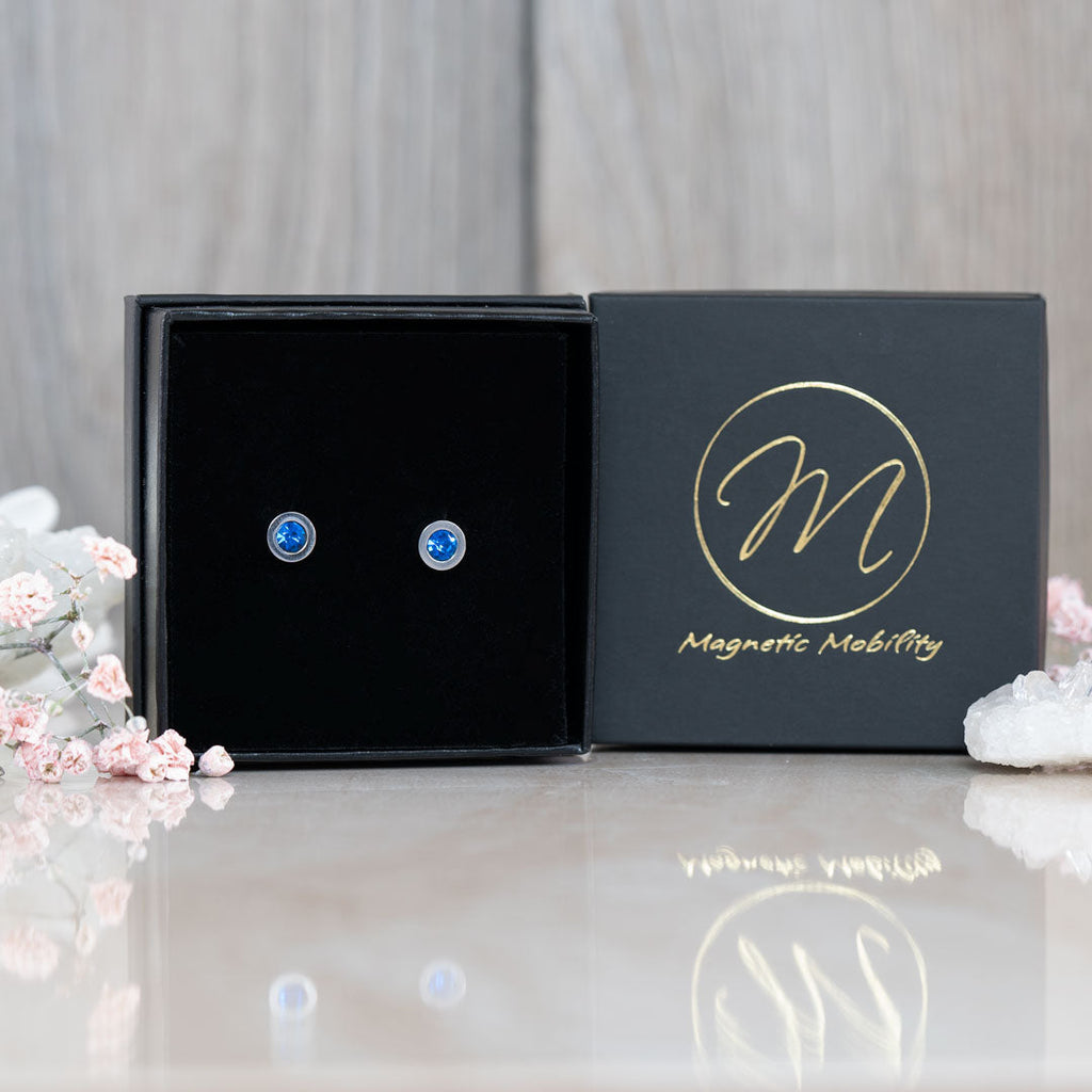 Magnetic Mobility Birthstone Magnetic Stud Earrings