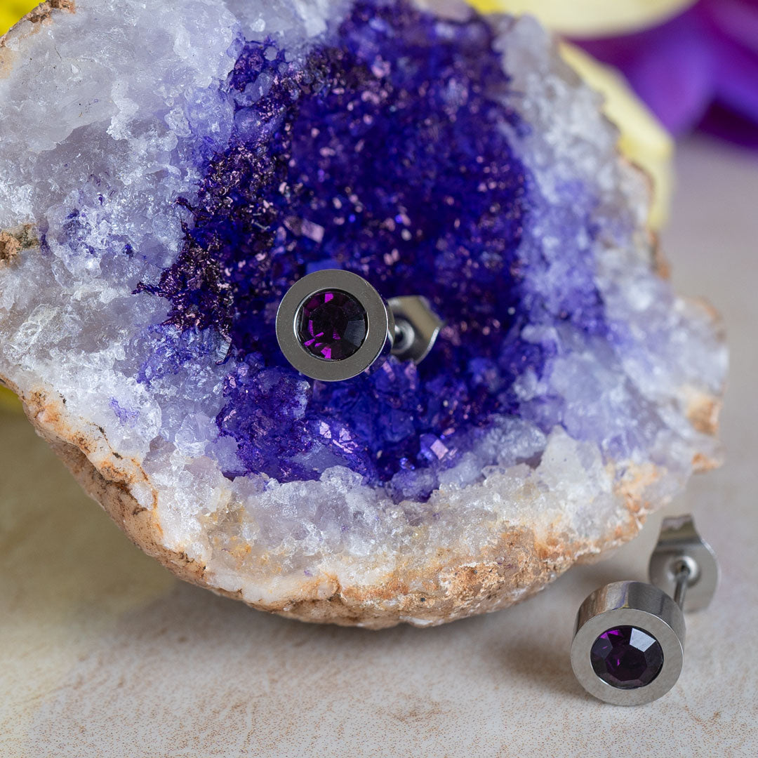 Magnetic Mobility Birthstone Magnetic Stud Earrings