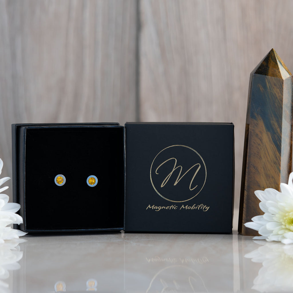 Magnetic Mobility Birthstone Magnetic Stud Earrings