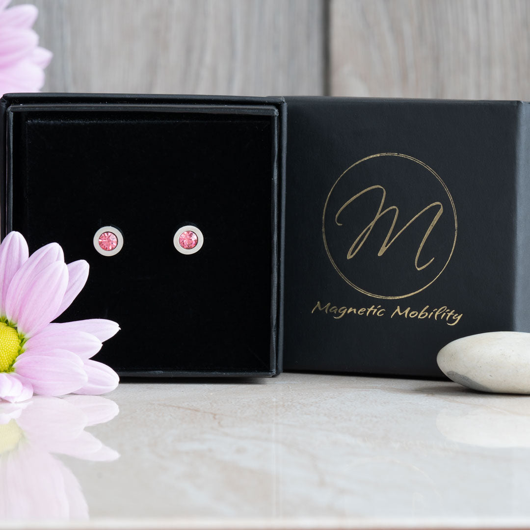 Magnetic Mobility Birthstone Magnetic Stud Earrings